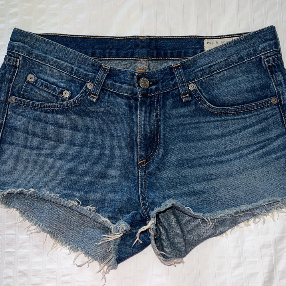 RAG & BONE 100% cotton denim shorts - Picture 7 of 7